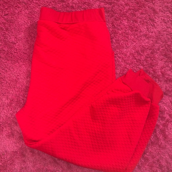 Red sweatpants/joggers - Picture 2 of 4
